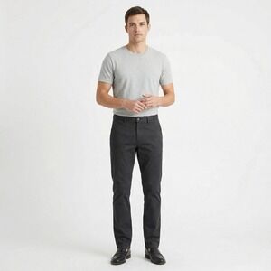 Bonobos Mens Chinos Tailored 34x32 Navy Blue Stretch Cotton Casual Pants